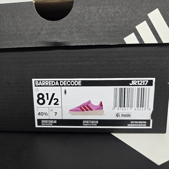 New adidas Barreda Decode Bliss Pink Pure Ruby Women's Shoes Size 8.5 - Picture 8 of 8